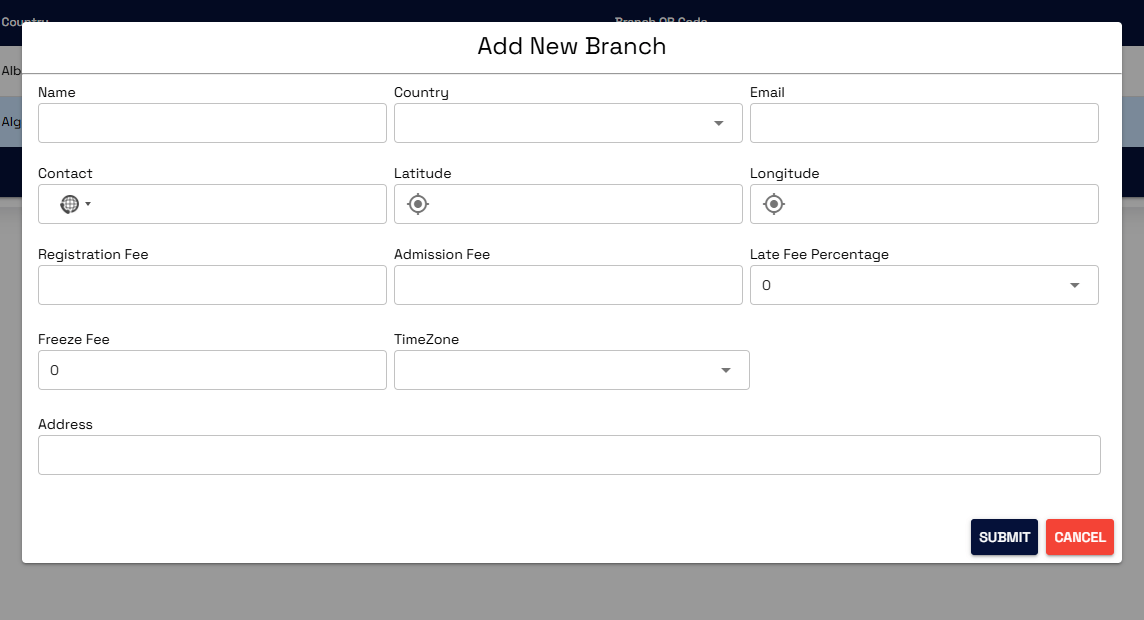 Branch Management